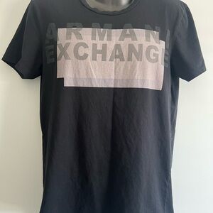 Armani Exchange Black T-Shirt for Men
